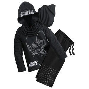 Disney Store Star Wars Kylo Ren Boys Costume Cape PJ Pajamas Long Sleeve SM 5 6